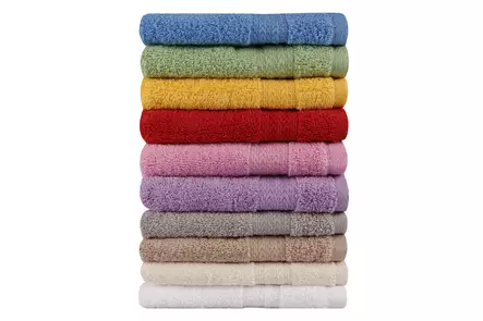 Pesupyyhesetti (10 kpl), vihreä sininen keltainen harmaa punainen vaaleanpunainen liila valkoinen kerma ruskea, 30 x 50 cm, pehmeä, kestävä - Pyyhkeet ja kylpytakit - 8681181553602 - 2