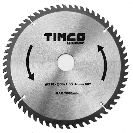 TIMCO 210X30 60T PYÖRÖSAHANTERÄ - Klapikoneet - 6438014368092 - 1