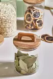 8-osainen lasipurkkisetti - Keittiötarvikkeet - Läpinäkyvä - 100% Lasi - Koot: 20x10, 12x10, 15x10, 18x10 cm - Päivittäiskeittiötarvikkeet - 8684283784912 - 2