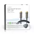 Aktiivinen Optinen Ultra High Speed HDMI-Kaapeli jossa Ethernet | HDMI liitin | HDMI liitin | 8K@60Hz | 48 Gbps | 30.0 m | Pyöreä | PVC | Musta | Pakkaus - HDMI-kaapelit - 5412810318292 - 66