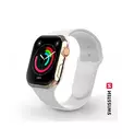 Apple Watch ranneke | Valkoinen | 42-49 mm | Silikoni | Swissten - Älykellot ja aktiivisuusmittarit - 8595217477162 - 1