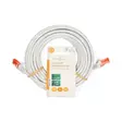CAT6 Verkkokaapeli | RJ45 uros | RJ45 uros | U/UTP | 10.0 m | Pyöreä | PVC | Valkoinen | Label - Tietokone ja verkko - 5412810423002 - 66