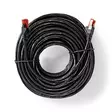 CAT6 Verkkokaapeli | RJ45 uros | RJ45 uros | U/UTP | 20.0 m | Ulkokäyttöinen | Pyöreä | PE | Musta | Label - Tietokone ja verkko - 5412810424542 - 75