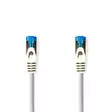 CAT6a verkkokaapeli | S/FTP | RJ45 uros | RJ45 uros | 0.50 m | Snagless | Pyöreä | LSZH | Harmaa | Kirjekuori - Tietokone ja verkko - 5412810325832 - 1