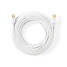 CAT6 Verkkokaapeli | RJ45 uros | RJ45 uros | F/UTP | 10.0 m | Pyöreä | LSZH / PVC | Valkoinen | Ikkunallinen laatikko - Tietokone ja verkko - 5412810302482 - 2