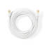 CAT6 Verkkokaapeli | RJ45 uros | RJ45 uros | F/UTP | 10.0 m | Pyöreä | LSZH / PVC | Valkoinen | Ikkunallinen laatikko - Tietokone ja verkko - 5412810302482 - 4
