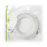CAT6 Verkkokaapeli | RJ45 uros | RJ45 uros | S/FTP | 5.00 m | Pyöreä | LSZH | Valkoinen | Kirjekuori - Tietokone ja verkko - 5412810278602 - 5