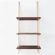 Seinähylly 100% Kuusipuuta, Käsintehty, Pähkinänvärinen, 40x110x14 cm, Moderni ja Rustiikkinen, Helppo Asentaa - Seinähyllyt - 8681875137002 - 2