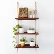 Seinähylly 100% Kuusipuuta, Käsintehty, Pähkinänvärinen, 40x110x14 cm, Moderni ja Rustiikkinen, Helppo Asentaa - Seinähyllyt - 8681875137002 - 1