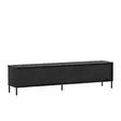 TV-taso Anthracite 180x45,2x35 cm - Kestävä Melamiinipinnoitettu Lastulevy, Useita Hyllyjä, Seinään Kiinnitettävä - TV-tasot - 8683743528042 - 7