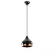 Kattokruunu, musta kupari, 17 cm, 112 cm, säädettävä korkeus - Katto- ja seinävalaisimet - 8681875502602 - 2