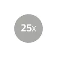 DIN-liitin | Suora | Uros | Niklattu | Kierrettävä | Kaapelin läpitulomitta: 6.0 mm | PVC | Musta | 25 kpl | Muovipussi - Audioliittimet ja plugit - 5412810300112 - 75