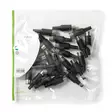 DIN-liitin | Suora | Uros | Niklattu | Kierrettävä | Kaapelin läpitulomitta: 6.0 mm | PVC | Musta | 25 kpl | Muovipussi - Audioliittimet ja plugit - 5412810300112 - 72