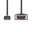 HDMI -kaapeli | HDMI liitin | DVI-D 24+1-Pin Uros | 1080p | Niklattu | 2.00 m | Suora | PVC | Musta | Laatikko - HDMI-kaapelit - 5412810288502 - 2