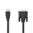 HDMI -kaapeli | HDMI liitin | DVI-D 24+1-Pin Uros | 1080p | Niklattu | 2.00 m | Suora | PVC | Musta | Laatikko - HDMI-kaapelit - 5412810288502 - 3