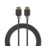 High Speed HDMI Kaapeli Ethernet | HDMI liitin | HDMI liitin | 4K@60Hz | ARC | 18 Gbps | 2.00 m | Pyöreä | PVC | Antrasiitti | Laatikko - HDMI-kaapelit - 5412810264452 - 3