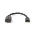 High Speed HDMI Kaapeli Ethernet | HDMI Micro | HDMI Ulostulo | 4K@30Hz | 10.2 Gbps | 0.20 m | Pyöreä | ABS / PVC | Musta | Panta - HDMI-kaapelit - 5412810325542 - 2