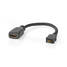 High Speed HDMI Kaapeli Ethernet | HDMI Micro | HDMI Ulostulo | 4K@30Hz | 10.2 Gbps | 0.20 m | Pyöreä | ABS / PVC | Musta | Panta - HDMI-kaapelit - 5412810325542 - 3