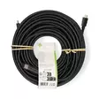 High Speed HDMI Kaapeli Ethernet | HDMI liitin | HDMI liitin | 4K@30Hz | ARC | 10.2 Gbps | 30.0 m | Pyöreä | PVC | Musta | Label - HDMI-kaapelit - 5412810428342 - 67