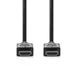 High Speed HDMI Kaapeli Ethernet | HDMI liitin | HDMI liitin | 4K@30Hz | ARC | 10.2 Gbps | 30.0 m | Pyöreä | PVC | Musta | Label - HDMI-kaapelit - 5412810428342 - 10