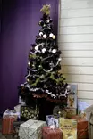 Musta joulukuusi 210 cm - Joulukuuset - 6438168095172 - 12