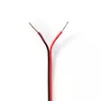 Kaiutinkaapeli | 2 x 0.50 mm² | CCA | 100 m | Pyöreä | PVC | Musta / Punainen | Kääre - Audiokaapelit - 5412810312382 - 1