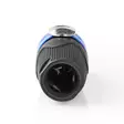 Kaiutinliitin | Suora | Uros | Niklattu | Ruuvi | Kaapelin läpitulomitta: 8.0 mm | ABS-Muovi | Musta | 1 kpl | Muovipussi - Audioliittimet ja plugit - 5412810296422 - 20