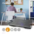 Kannettavan Tietokoneen Jalusta | Tuulettimien lukumäärä: 1 | USB Virta | Kulmien lukumäärä: 2 | 17 " | 1500 rpm | LED - Nedis tuotteet - 5412810398072 - 5