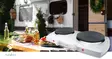 Keittolevy | Keittoalueet: 2 | 2300 W | Ylikuumenemissuoja | Valkoinen - Uunit ja liedet - 5412810443932 - 90
