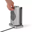 Keraaminen PTC Lämpöpuhallin | 1000 / 1500 W | 2 Heat Tilat | Säädettävä termostaatti | Kääntyy automaattisesti | Ylikuumenemissuoja | Kaatumissuoja - Lämmitys - 5412810404742 - 45
