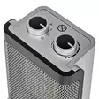 Keraaminen PTC Lämpöpuhallin | 1000 / 1500 W | 2 Heat Tilat | Säädettävä termostaatti | Kääntyy automaattisesti | Ylikuumenemissuoja | Kaatumissuoja - Lämmitys - 5412810404742 - 47