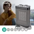 Keraaminen PTC Lämpöpuhallin | 1000 / 1500 W | 2 Heat Tilat | Säädettävä termostaatti | Kääntyy automaattisesti | Ylikuumenemissuoja | Kaatumissuoja - Lämmitys - 5412810404742 - 5