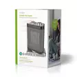 Keraaminen PTC Lämpöpuhallin | 1000 / 1500 W | 2 Heat Tilat | Säädettävä termostaatti | Kääntyy automaattisesti | Ylikuumenemissuoja | Kaatumissuoja - Lämmitys - 5412810404742 - 67