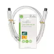 Koaksiaalikaapeli | IEC (Coax) Uros | IEC (Coax) Naaras | Niklattu | 120 dB | 75 Ohm | Nelinkertainen suojaus | 1.00 m | Pyöreä | PVC | Valkoinen | Label - Antennikaapelit - 5412810425792 - 66