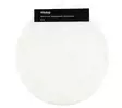 Kylpyhuoneenmatto Solid 70 cm valkoinen - Kylpyhuonematot ja kosteantilan matot - 6410416053882 - 4
