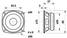 FR 8 - 8 Ohm - 8 cm (3,3") täyden alueen kaiutin - Kaiutinelementit ja tarvikkeet - 4007540020082 - 3