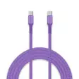 Latauskaapeli USB C-USB C lila 2m - USB-C -kaapelit - 6438151019932 - 1