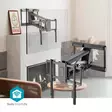 Moottoroitu TV-Seinäteline | 37 - 75 " | Maksimi tuettu näytön paino: 35 kg | Käänneltävä | Minimi etäisyys seinästä: 153 mm | Maksimi etäisyys seinästä: 485 mm | Kauko-ohjattu | ABS-Muovi / Teräs | Musta - TV telineet - 5412810450602 - 5