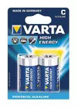 Paristo Varta High Energy C 2 kpl LR14 - Alkaliparistot - 653-0001-12 - 1