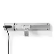 Patio lämmitin | 2000 W | 9 Lämpöasetusta | Seinäkiinnitettävä | IP65 | Alumiini - Terassilämmittimet ja -tarvikkeet - 5412810336012 - 20