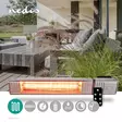 Patio lämmitin | 2000 W | 9 Lämpöasetusta | Seinäkiinnitettävä | IP65 | Alumiini - Terassilämmittimet ja -tarvikkeet - 5412810336012 - 5