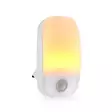 Plug-In LED Yövalo | Liiketunnistin | Hämärätunnistin | 0.55 W | 11 lm | Lämmin Valkoinen - Yövalot - 5412810418442 - 1