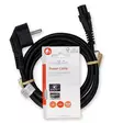 Sähköjohto | Suko Uros | IEC-320-C5 | Kulma | Suora | Niklattu | 2.00 m | Pyöreä | PVC | Musta | Label - Virtakaapelit ja liittimet - 5412810425112 - 66