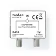 Satelliitti- ja antenni-sovitin | IEC (Coax) Naaras | F naaras / IEC (Coax) Uros | Niklattu | 75 Ohm | Suora | Sinkkiä | Hopea / Metalli | 1 kpl | Laatikko - Nedis tuotteet - 5412810426102 - 2