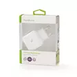 Seinälaturi | 24 W | 2x 2.4 A A | Lähtöliitäntöjen määrä: 2 | 2x USB-A | Kaapeli ei sisälly | Single Voltage Output | Valkoinen - Verkkolaturit - 5412810267552 - 67