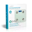 SmartLife Älyvaaka | Wi-Fi | BMR / Lihakset / Luut / Paino / Rasva / Vesi | 8 | Max. kuorma: 180 kg | Android / IOS | Lasi | Valkoinen - Vaa'at ja kehonkoostumusmittarit - 5412810306312 - 69
