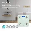 SmartLife Älyvaaka | Wi-Fi | BMR / Lihakset / Luut / Paino / Rasva / Vesi | 8 | Max. kuorma: 180 kg | Android / IOS | Lasi | Valkoinen - Vaa'at ja kehonkoostumusmittarit - 5412810306312 - 5