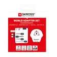 Tehokas 3-napainen maailmanmatkasovitin matkustajille kaikkialta maailmasta USB-portilla - Matka-adapterit - 7640166323532 - 66