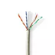 CAT6 verkkokaapelin rulla | Solid | U/UTP | Puhdas kupari | 100 m | Sisäkäyttöinen | Pyöreä | LSZH | Harmaa | Vetolaatikko - Tietokone ja verkko - 5412810403622 - 10