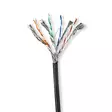 CAT7 verkkokaapelin rulla | Kiinteä | S/FTP | Kupari | 100 m | Ulkokäyttöinen | Pyöreä | PE | Musta | Vetolaatikko - Tietokone ja verkko - 5412810402052 - 10